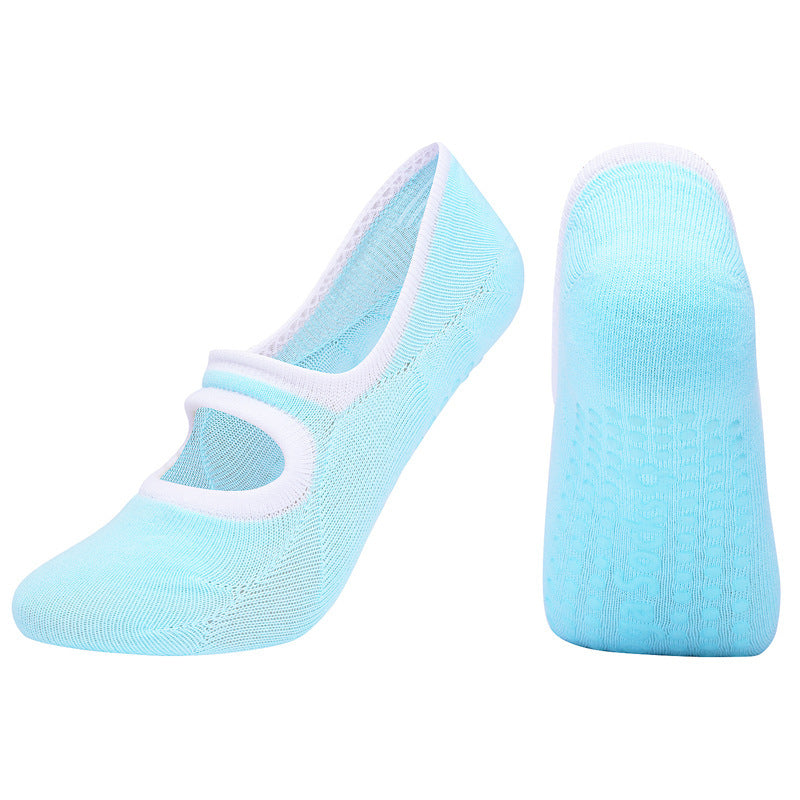 Open-back non-slip gym indoor floor socks 1230356583020