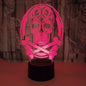 3D LED Color Night Light Changing Lamp Halloween Skull  Light Acrylic 3D Hologram Illusion Desk Lamp For Kids Gift Dropship - HD Wireless Product #8
