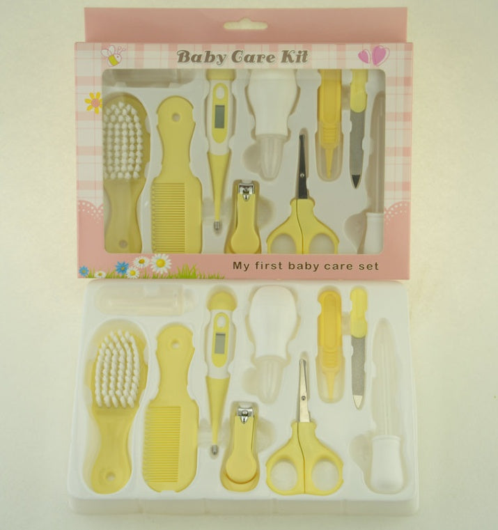 Maternal and Infant Thermometer Feeding Nasal Nasal Care 10 Piece Set Baby Manicure Clamp Nail Clipper Set 1233236379058