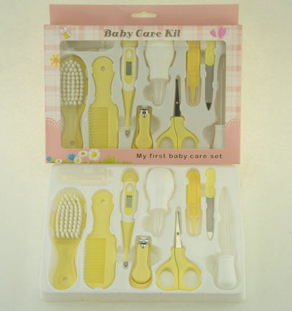 Maternal and Infant Thermometer Feeding Nasal Nasal Care 10 Piece Set Baby Manicure Clamp Nail Clipper Set 1233236379058