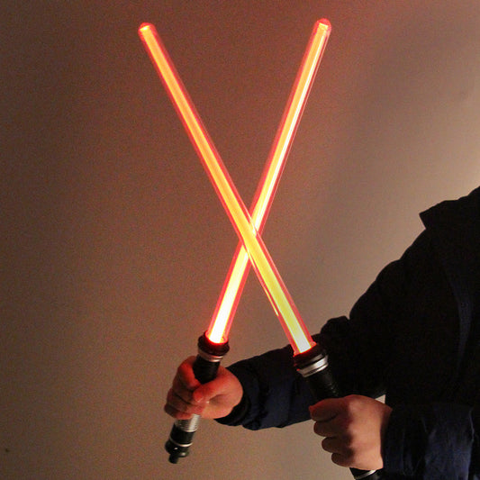 Laser Toy With Sound Laser Darth Vader Sword Cosplay Bow Toy Double Lightsaber 1233772308458