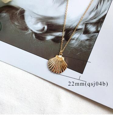 Alloy Shell Starfish Necklace 1233880589199