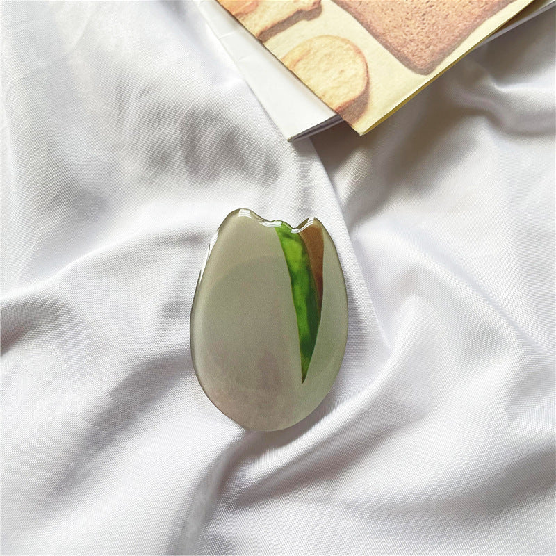 Simulation Muffin Toast Cake Epoxy Lazy Desktop Retractable Mobile Phone Holder - 图片 15