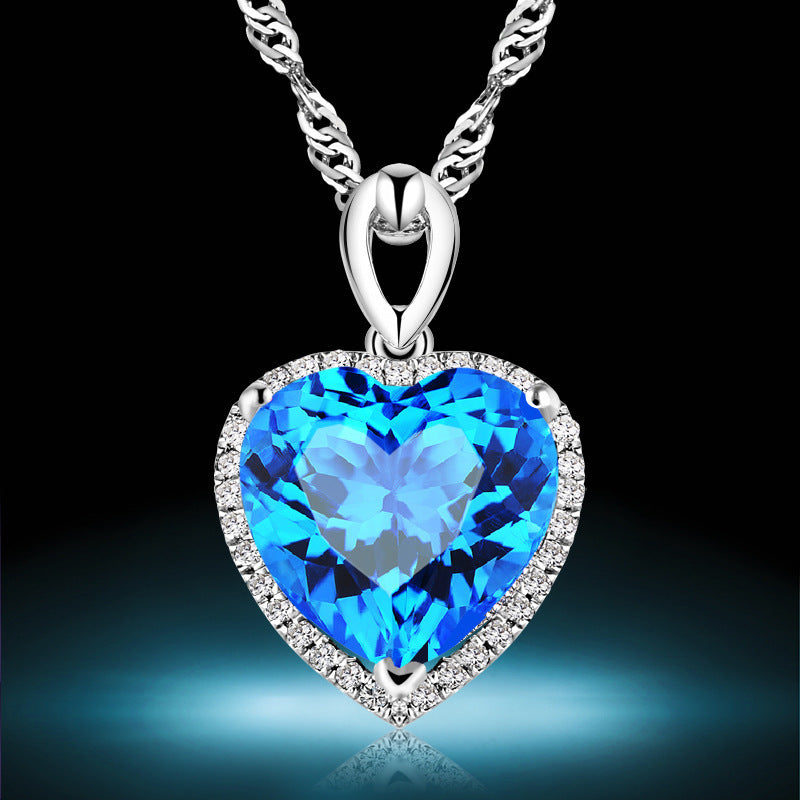 Sapphire Heart Pendant 1234372144170