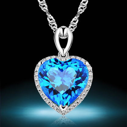 Sapphire Heart Pendant 1234372144170