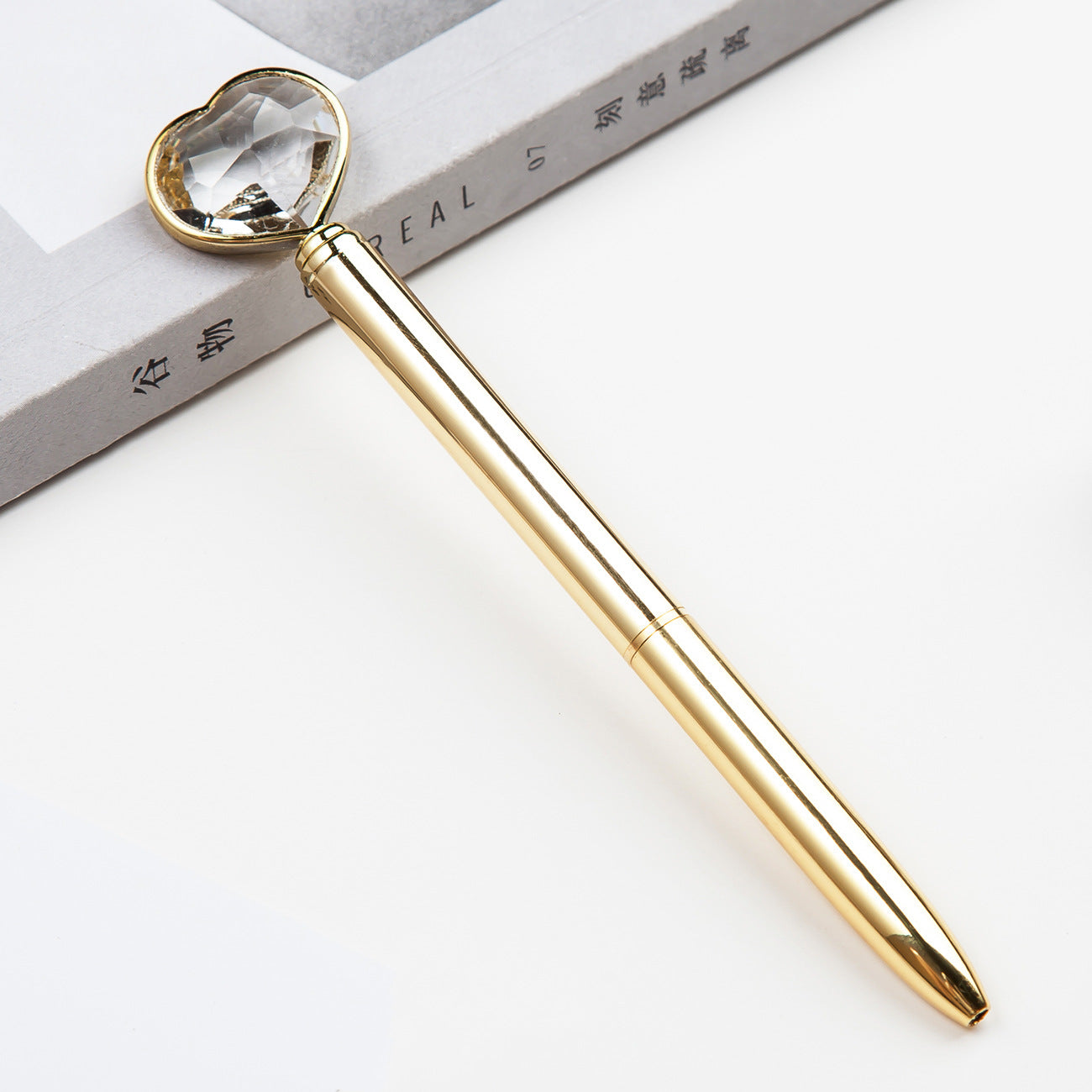 Creative Crystal Love ball diamond metal pen - 图片 7