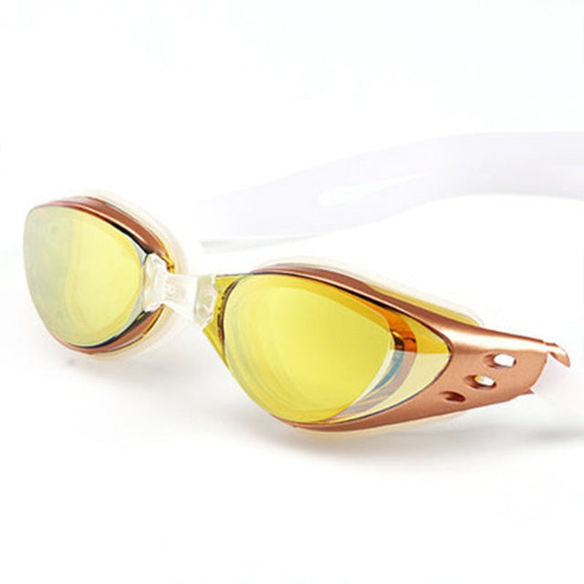 Large frame plating diving swimming goggles 123933407140