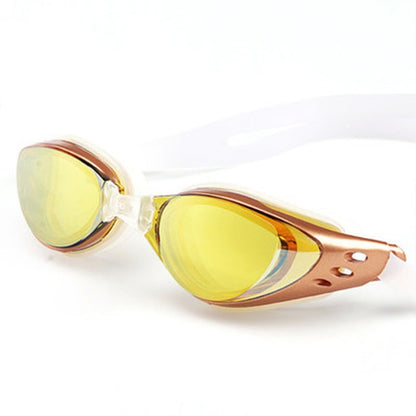 Large frame plating diving swimming goggles 123933407140