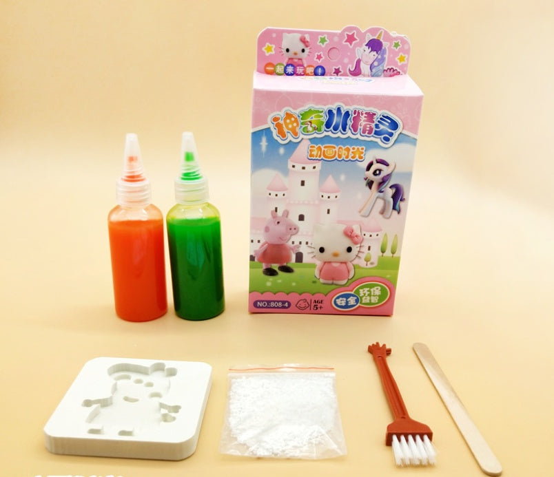 Children's Ocean Water Baby Crystal Mud DIY Water Elf Toy Set 12411317926159