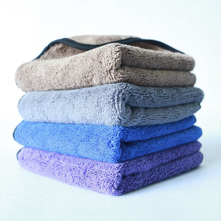 Microfiber Car Wash Towel Absorbent Car Supplies Cleaning Cloth 1241296462302
