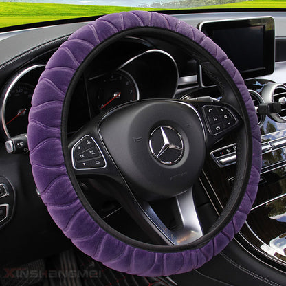 Car plush steering wheel cover 1241523138601