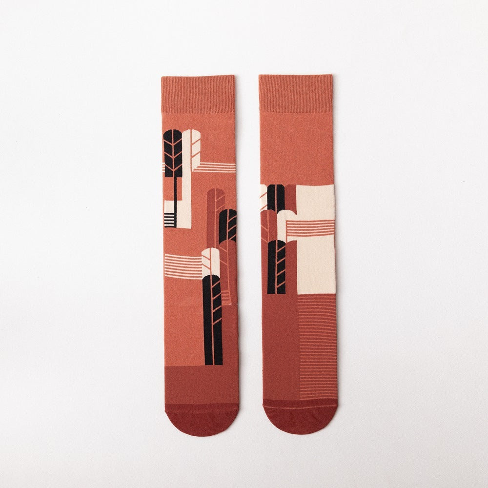 Pile socks AB asymmetric socks 1245998368242