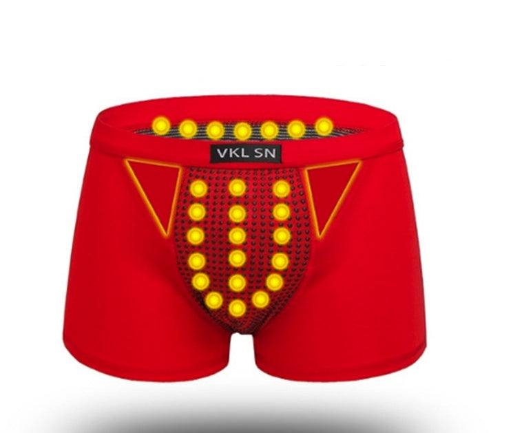 Health magnetic therapy breathable casual men's boxer briefs 1255800290545