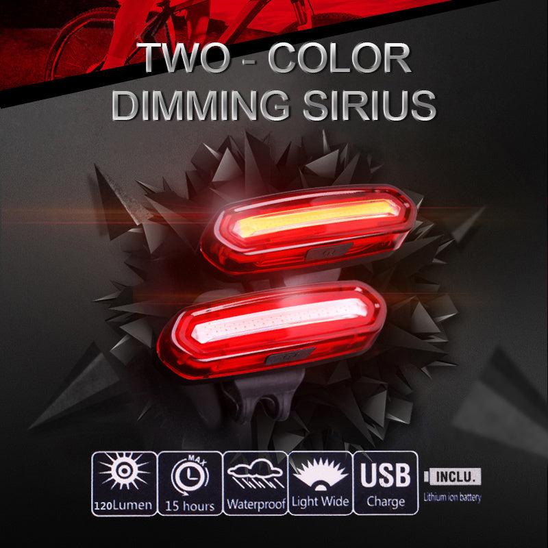 Two-color bicycle tail light 1259496399759