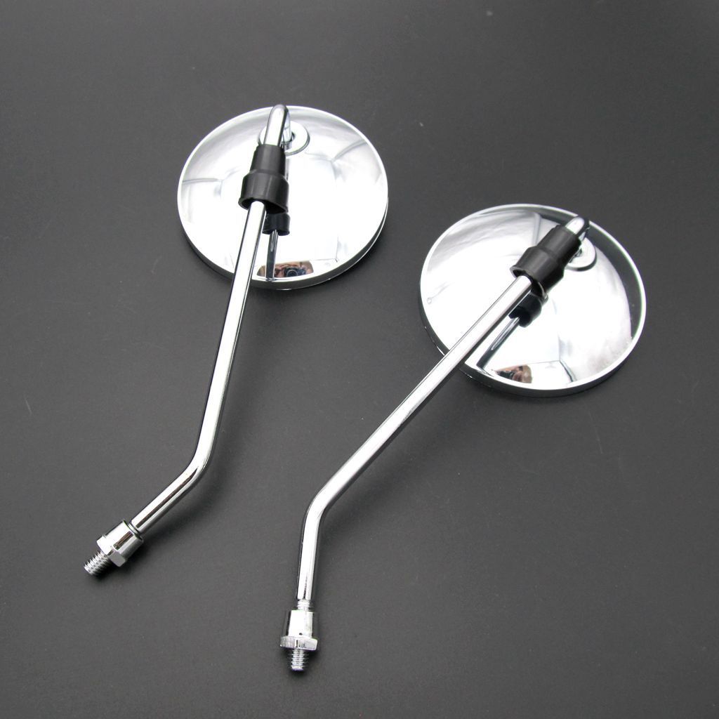 Motorcycle round mirror full metal reflector 126231725260