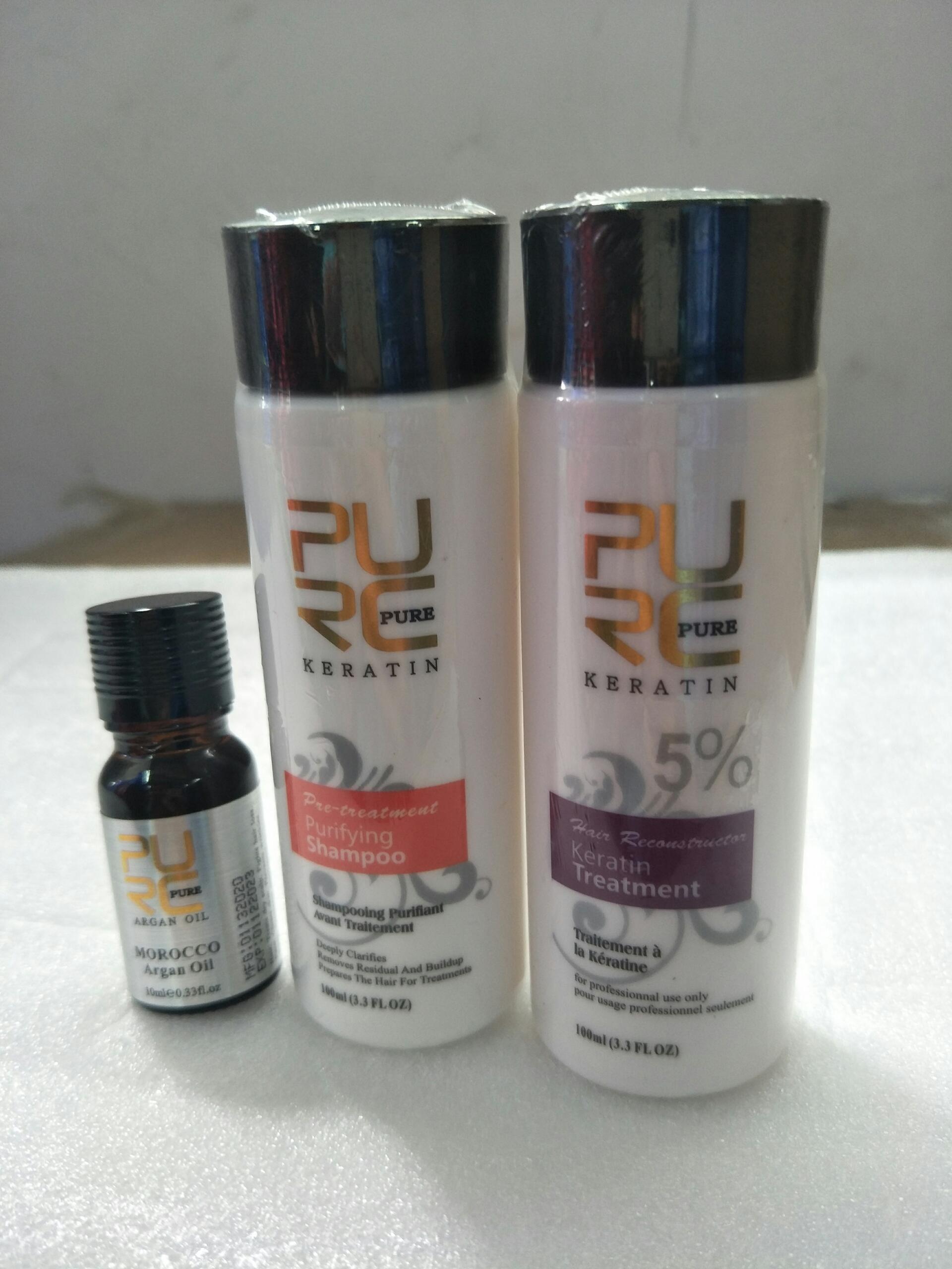 PURC Straightening Hair Repair And Straighten Damage Hair Products Brazilian Keratin Treatment  Purifying Shampoo 12629015193