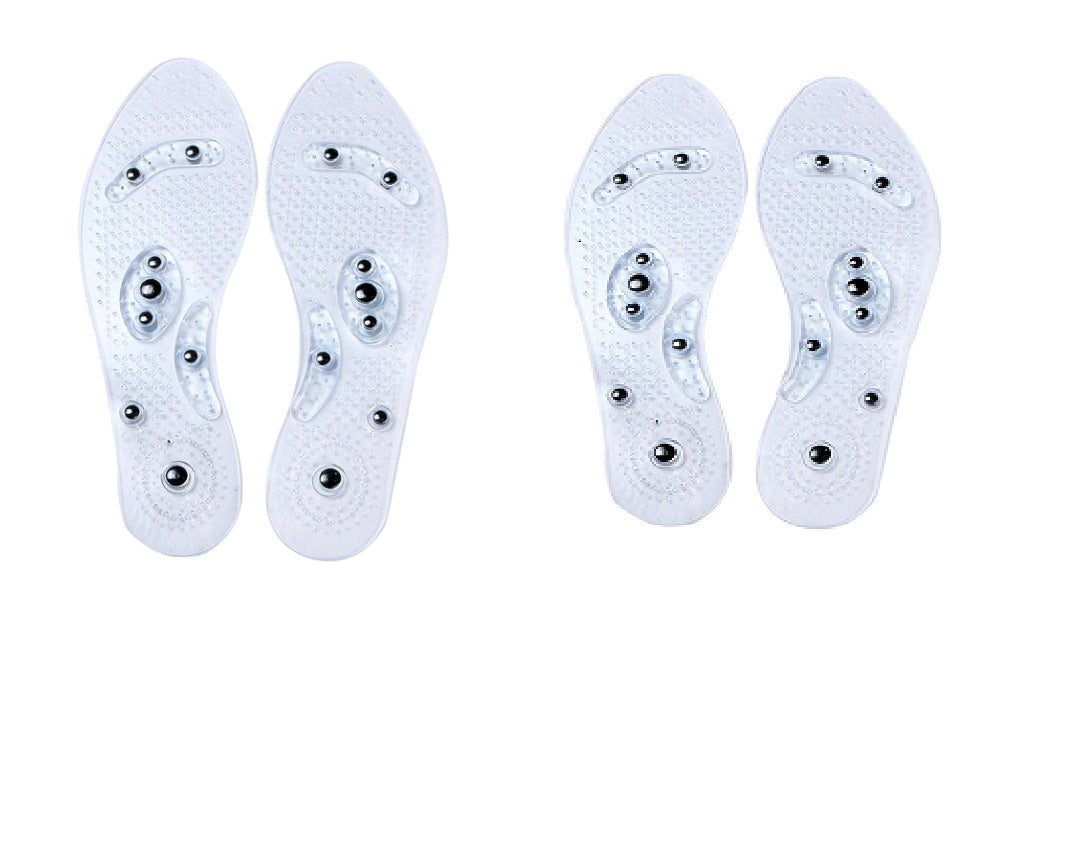 Magnet Magnetic Plus Elastomer Transparent Silicone Massage Insole Health Massage Insole Magnetic Therapy Anti-fatigue 126749