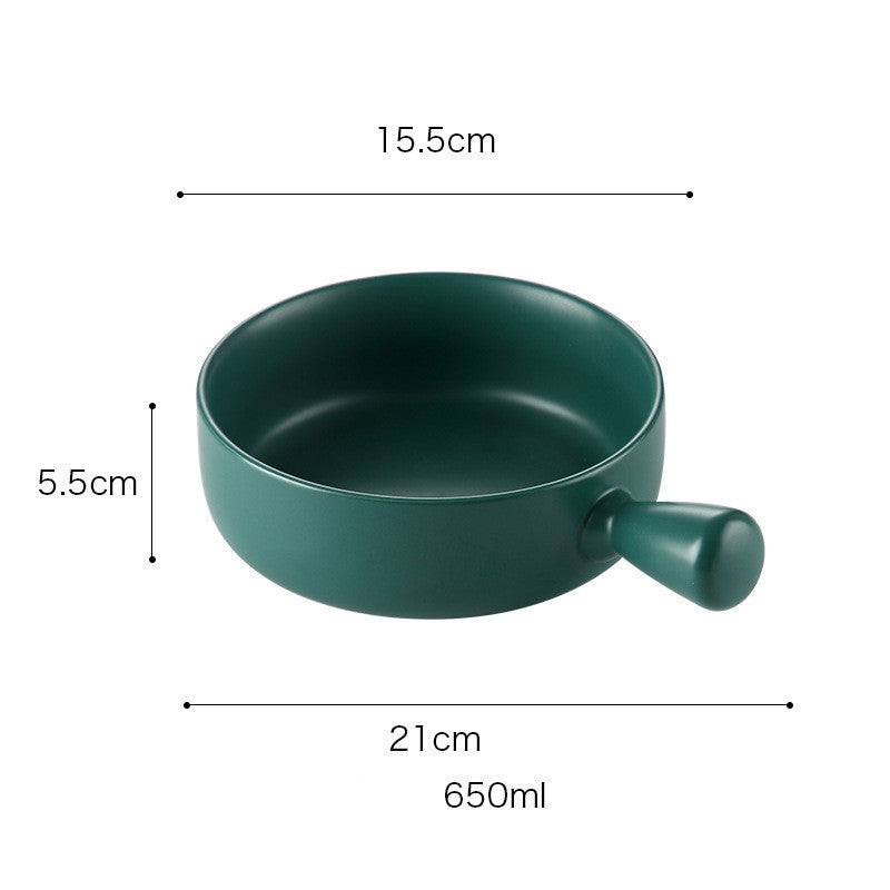Special ceramic plate for oven with handle 127080582680