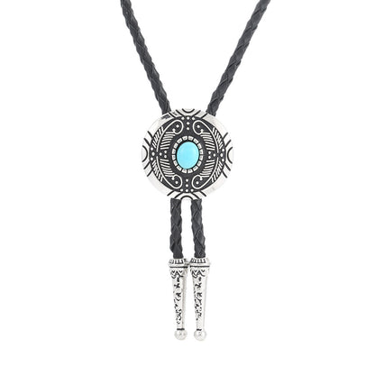 Handmade Turquoise Zinc Alloy Tie Bow Tie Sweater Chain 12722218923 755417740