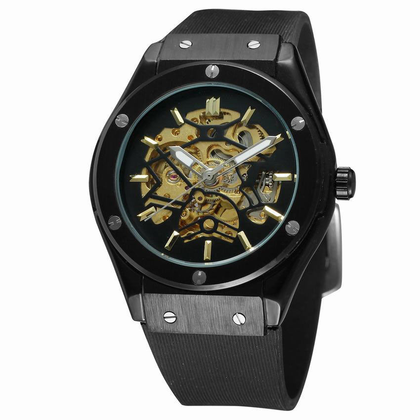 Vintage skeleton mechanical watch 1275085320590
