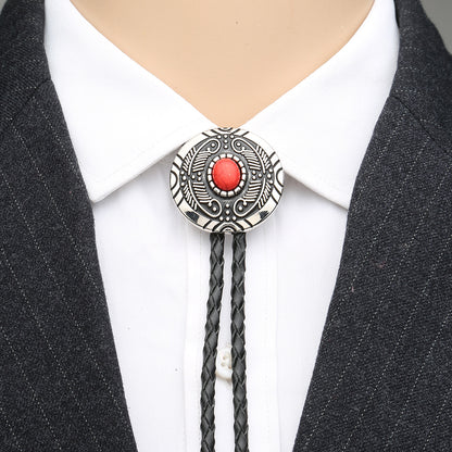 Handmade Turquoise Zinc Alloy Tie Bow Tie Sweater Chain 12762284067 755417740