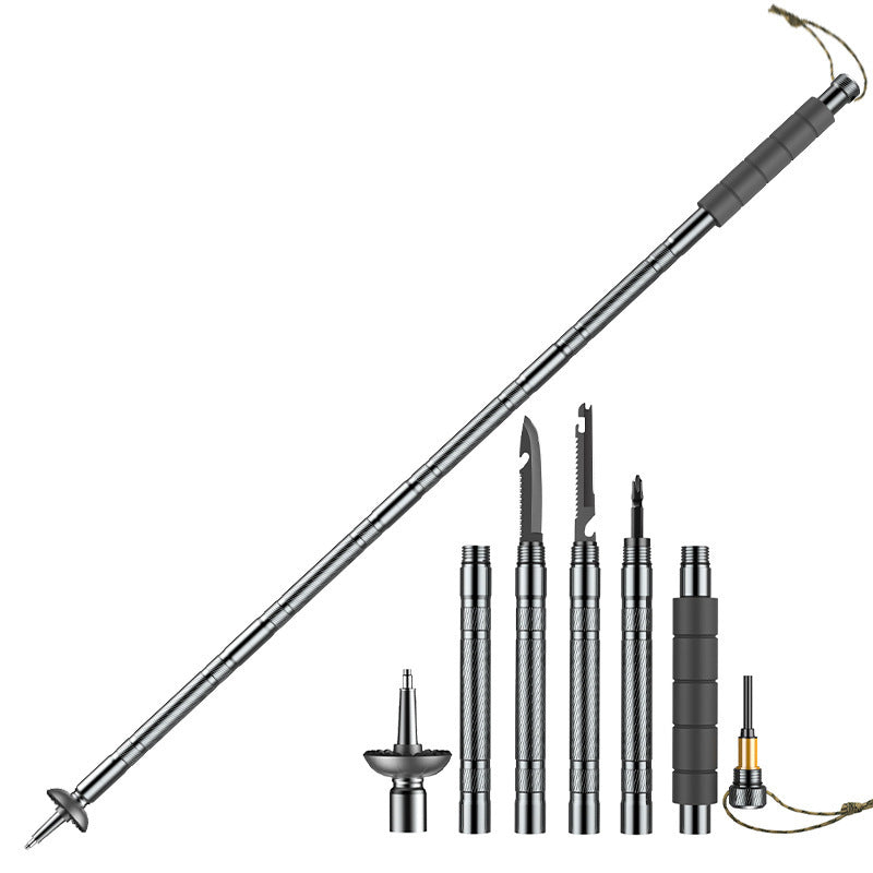 Equipment Of Walking Stick With Knife For Field Survival 1277760935534