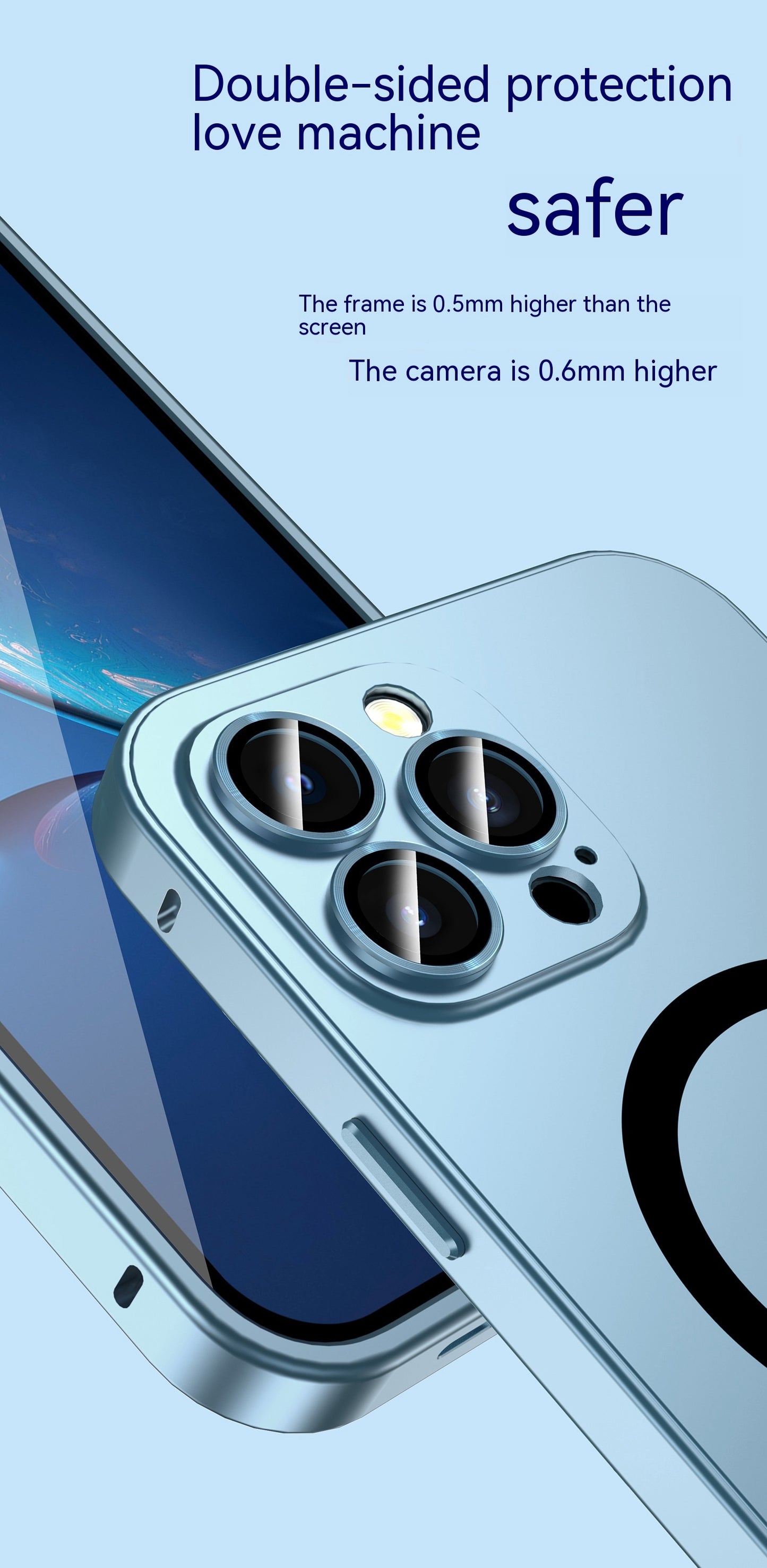 Magnetic Single-sided Spring Fastener Phone Case Lens Protector Protective Sleeve 127f2fb7 acde 40af 8d1d 419437aee9df trans