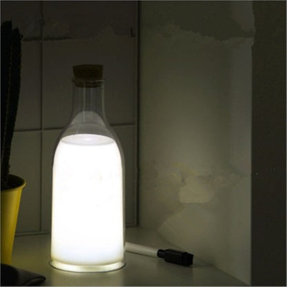 Milk Bottle USB Charing LED Nightlight Lamp Baby Gift 1280373212865
