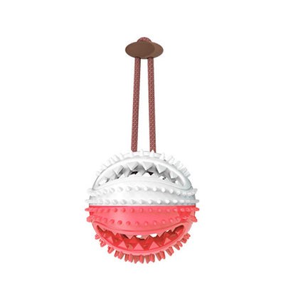 Dog Toys Silicon Suction Cup Tug Interactive Dog Ball Toy For Pet Chew Bite Tooth Cleaning Toothbrush Feeding Pet Supplies 12