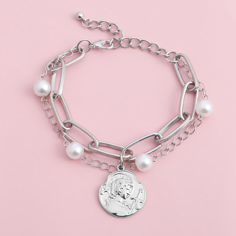 Imitation pearl bracelet 1281710533137
