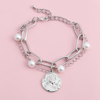 Imitation pearl bracelet 1281710533137