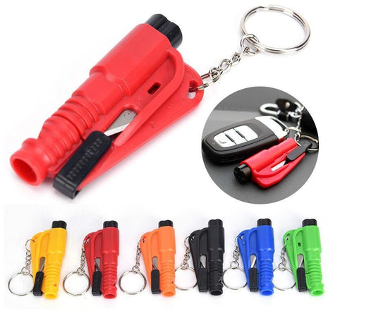 Mini Emergency Safety Hammer Keychain 1282019942925