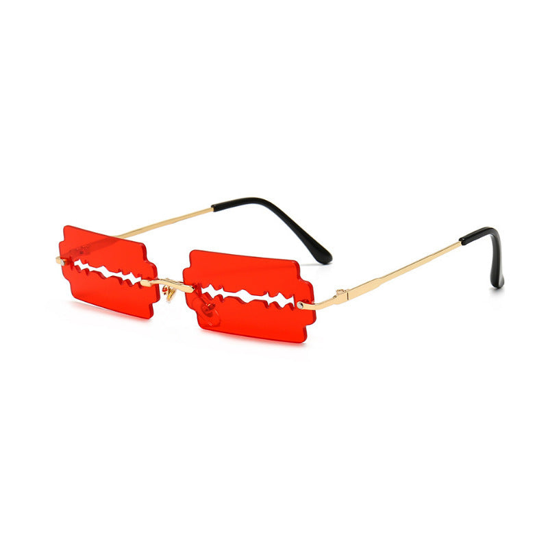 Hollow Blade Fashionable Eye Protection Sunglasses 1283921500263