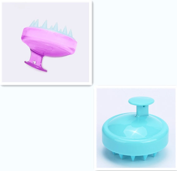 Silicone Shampoo Brush Massage Scalp Hair Brush 12895365724596