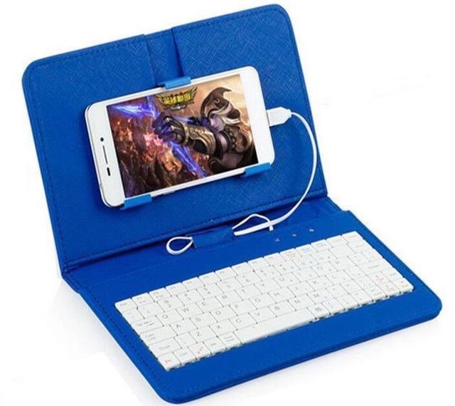 Ultra-Thin Mobile Phone Bluetooth Keyboard Leather Case 1291079915462