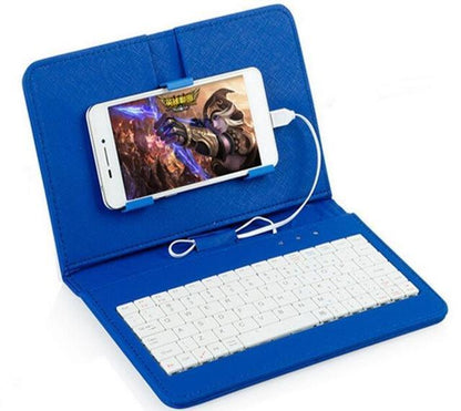 Ultra-Thin Mobile Phone Bluetooth Keyboard Leather Case 1291079915462