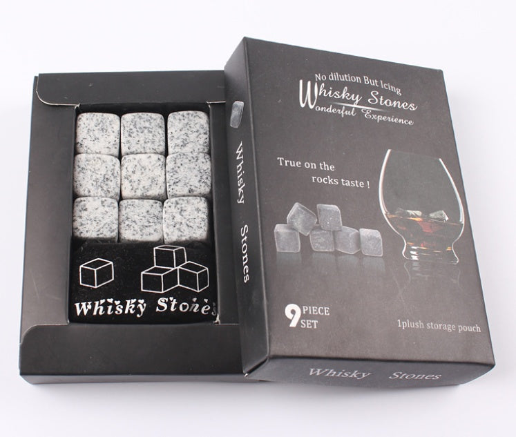 Whiskey ice wine stone gray marble icy stone 1293387455014