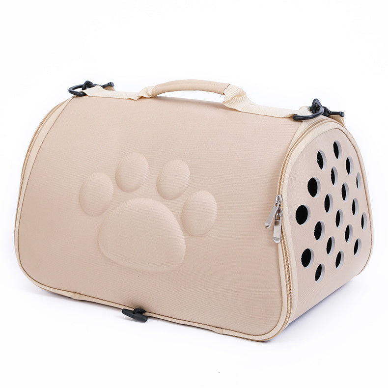 Solid color footprint EVA pet folding bag 1297720949214