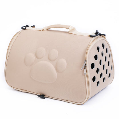 Solid color footprint EVA pet folding bag 1297720949214