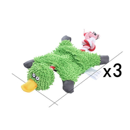 Pet Toy Donkey Shape Corduroy Chew Toy For Dogs Puppy Squeaker Squeaky Plush Bone Molar Dog Toy Pet Training Dog 12c49b4c 330