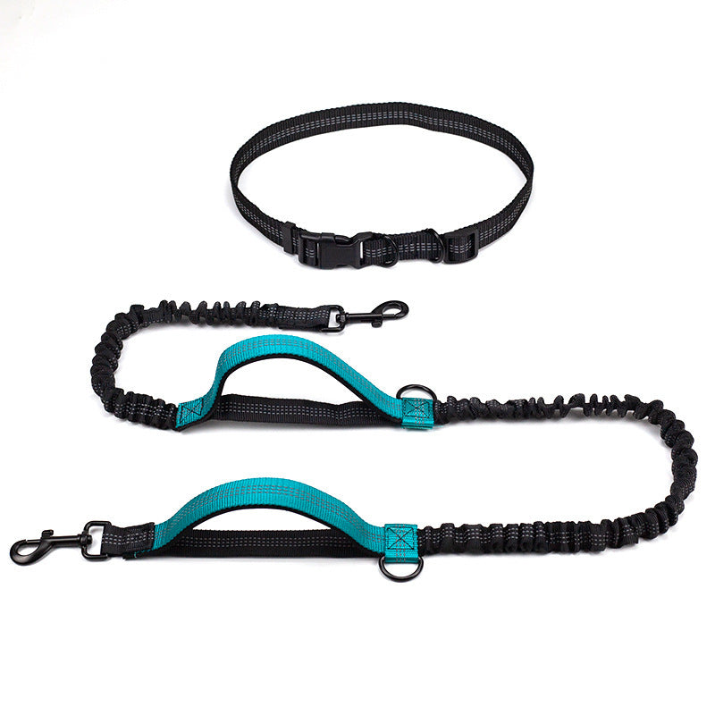 Multifunctional Running Reflective Double Telescopic Dog Leash Dog Chain Lead Rope 12d50a83 ac10 4153 87bf 475913fb2c63