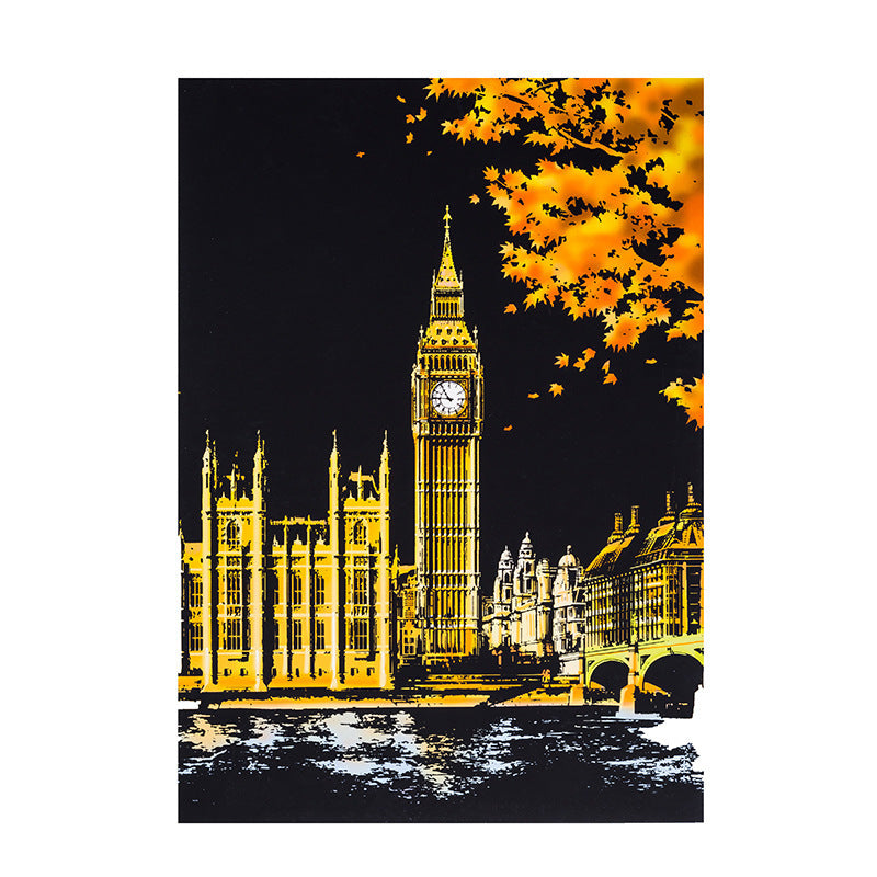 City night scratch painting 12e8154f 4d8e 4f18 85a2 ca368ff93a17