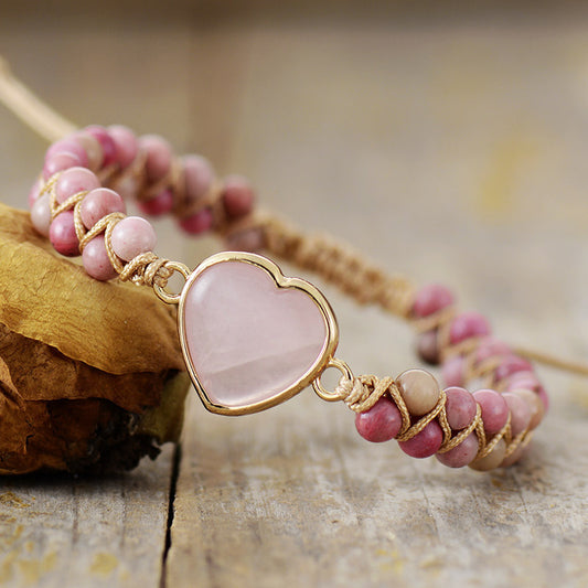 Double Natural Stone Hand-woven Bracelet With Adjustable Strings 12ebe74c 4bfd 47ed a510 2df625cdcba4