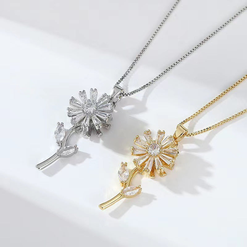 Rotating Little Necklace Female Niche 12ec3d04 fd92 4336 9214 7b34048721ed