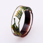 Retro Creative Plant Resin Wood Transparent Ring 12eefb85 60b7 499d a5da 448438fab1d6