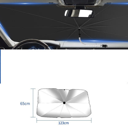 Foldable Car Windshield Sun Shade Umbrella UV Protection Heat Insulation Parasol Auto Front Window Cover Interior Protector S