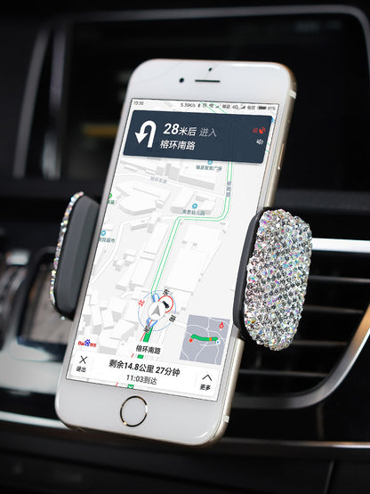 Crystal Rhinestones Phone Holder - 图片 2