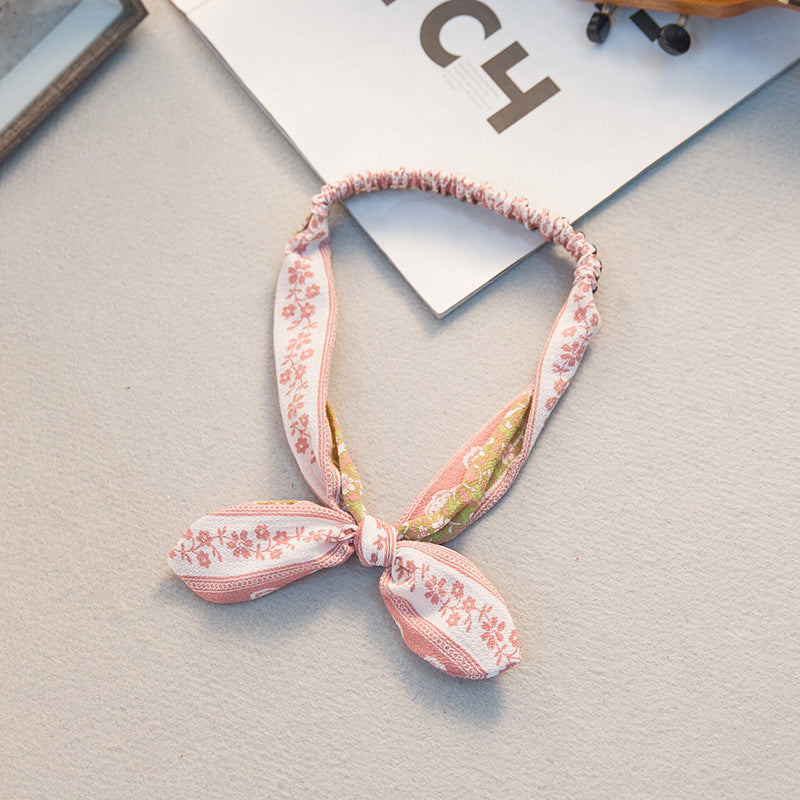 Big bow tie bunny ears headband 1303920723370