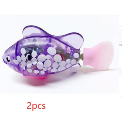 Cat Interactive Electric Fish Water Toy For Indoor Play Swimming Robot Fish Toys For Cat Dog Pet Baby Swimmer Bath Robofish T