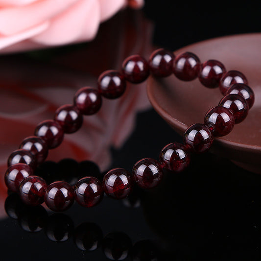 Wine Red Bead Bracelet 1305364306389
